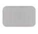 Carlisle 1814FG068 Glasteel Cafeteria Tray, 18" x 14", Fiberglass, Gray, Dishwasher Safe 1 image
