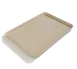 Carlisle 1814FG095 Glasteel Cafeteria Tray, 18" x 14", Rectangular, Fiberglass, Almond - NSF 1 image