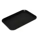 Carlisle 1814GR2004 Non‑Skid Serving Tray, 18" x 14" Black Fiberglass, Stain‑Resistant, Dishwasher Safe 1 image