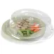 Carlisle 199307 Plate Cover, Clear Cloche, 10"-11" Diameter, Dishwasher Safe, 212°F Heat Resistant 1 image