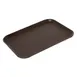 Carlisle 2015GR2076 Griptite Non-Skid Serving Tray, 20" x 15", Rectangular, Fiberglass, Brown 1 image