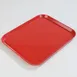 Carlisle 2216FGQ017 Glasteel Cafeteria Tray, 22-1/8"L x 16"W, Rectangular, Fiberglass, Red 1 image