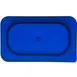 Carlisle 3058360 Smart Lid Pan Cover, 1/9 Size, Polyethylene, Blue, Leak‑Resistant, Dishwasher‑Safe 2 image