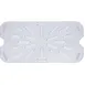 Carlisle 3069507 StorPlus Drain Shelf, 1/4-Size, Clear Polycarbonate, Dishwasher Safe, Made in USA 2 image