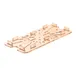 Carlisle 3087013 StorPlus™ Drain Grate, 1/3 Size Pan, Dishwasher Safe, Polycarbonate, Amber 1 image