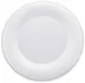 Carlisle 3302402 Sierrus™ 12" Wide Rim Plate, White Melamine, Break‑Resistant, NSF Certified 1 image