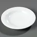 Carlisle 3303402 - Sierrus™ Pasta Soup Salad Bowl, 9¼" Diameter, Melamine White, Foot Design 1 image