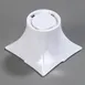 Carlisle 3330202 Rave Display Pedestal, 4" Height, 1"-4" Top Diameter, White Melamine, 212°F BPA Free 1 image