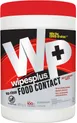 Carlisle 33808 WipesPlus No-Rinse Food Contact Multi-Surface Wipes, White Canister, Sold Per Case 1 image