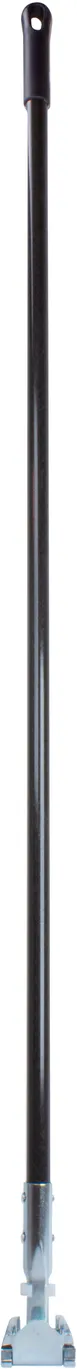 Carlisle 362113EC03 Dust Mop Handle, 60" Long, 3" Fiberglass, Black, Clip‑On - 1/Each 1 image