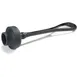 Carlisle 3643903 Power Plunger - 22" Long Ergonomic Non-Absorbent Overmolded Rubber Handle, Black 1 image