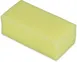 Carlisle 36550100 Sponge - Extra Large 8-1/4" x 4-1/4" x 2-1/4" Foam Synthetic Sponge, Natural Color 1 image