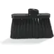 Carlisle 3685403 Duo-Sweep Broom Head, Black Stiff Bristles, Handle Holes Angled & Upright - 1/Each 1 image