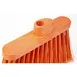 Carlisle 36867EC24 Sparta Duo‑Sweep Broom Head, Lobby Use, Flagged Polyester Bristles, Orange Finish 2 image