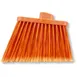 Carlisle 36867EC24 Sparta Duo‑Sweep Broom Head, Lobby Use, Flagged Polyester Bristles, Orange Finish 1 image