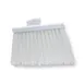 Carlisle 36868EC02 Sparta Duo-Sweep Broom Head, Lobby, Unflagged Polyester Bristles, White 1 image