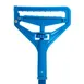 Carlisle 36937500 Quick‑Change Mop Handle, 60" Long, 1" Fiberglass Blue, Plastic Head, Color 2 image