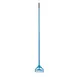Carlisle 36937500 Quick‑Change Mop Handle, 60" Long, 1" Fiberglass Blue, Plastic Head, Color 1 image