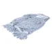 Carlisle 369674B14 Flo-Pac Mop Head - 4-Ply Loop-End, Blue Rayon-Cotton Yarn, White -1/2" Vinyl Band 1 image
