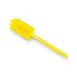 Carlisle 40001EC04 Sparta Pint Bottle Brush, 16" Long, 3-1/4" Round Head, Polyester Bristles, Yellow 1 image