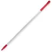 Carlisle 40216EC05 Sparta Handle, 48" Aluminum Mop/Broom, 1" Dia, 3/4" Threaded, Red Tip & Cap 1 image