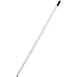 Carlisle 4022400 60" x1" Aluminum Mop, Broom & Squeegee Handle - 3-Piece Y-Connectors, Hanging Hole 1 image