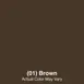 Carlisle 40226EC01 Handle, 60" Mop Broom Squeegee, 1" Dia., 3/4" Threaded, Brown Tip & Cap 2 image