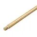 Carlisle 4027100 Threaded Mop Handle, 60" Long, 15/16" Diameter, Lacquered Hardwood, Standard Color 2 image
