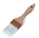 Carlisle 4039700 Pastry Brush – 2" Wide Nylon Bristles, Soft‑Flagged, Wood Handle, White 1 image