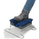 Carlisle 4042403 Spectrum® Boot N Shoe Brush, 14" Black, Poly Bristles, Steel Frame - 6" Block 1 image