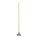 Carlisle 4166404 Quik‑Release™ Mop Handle, 60" Long, 1" Diameter Fiberglass, Yellow – Flexible Head 1 image