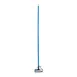 Carlisle 4166414 Quik‑Release Mop Handle, 60" Long, 1" Fiberglass, Blue, Gripper Bites 1 image