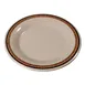 Carlisle 43013908 Plastic Dinner Plate, 9" Wide Rim, Melamine Sierra Sand, BPA‑Free - 1/Each 1 image