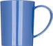 Carlisle 4306614 8 oz Plastic Mug, Ocean Blue Tritan™ Easy‑Grip, Safe to 212°F, NSF Certified 1 image
