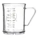 Carlisle 431507 Measuring Cup, 8 oz (1 cup) Capacity, Polycarbonate, Clear, Stain & Break Resistant 2 image