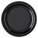 Carlisle 4350003 Dallas Ware® Dinner Plate, 10.2" Diameter, Black Melamine, BPA‑Free, Safe - 1/Each 2 image