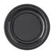 Carlisle 4350303 - Dallas Ware Salad Plate, 7-1/5" Diameter, Black Melamine, Rim, Dishwasher Safe 2 image