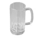 Carlisle 4396507 Lexington™ Mug, 16 Oz Clear Polycarbonate, Recessed Drain, Dishwasher Safe 1 image