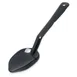 Carlisle 441003 Solid Serving Spoon, 11"L, Plastic, Black, Dishwasher Safe 1 image