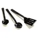 Carlisle 441503 Solid Serving Spoon, 11" Long, Polysulfone, Black, NSF Approved 2 image