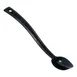 Carlisle 447003 Salad Bar Spoon, 10"L, 3/4oz, Black Plastic, NSF, Made in USA 2 image