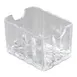 Carlisle 454907 Crystalite Sugar Packet Caddy, Clear Plastic, Holds 20 Packets, NSF Certified 1 image