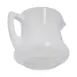 Carlisle 456302 Creamer Pitcher, 3 oz, 2-5/9" Diameter, White SAN, Dishwasher Safe, 0°F-180°F 2 image