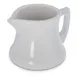 Carlisle 456302 Creamer Pitcher, 3 oz, 2-5/9" Diameter, White SAN, Dishwasher Safe, 0°F-180°F 1 image