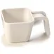 Carlisle 49110-102 Measuring Cup, 9-1/2 oz., Polycarbonate, White, Flat Sides, U-Shaped Handle 1 image