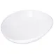Carlisle 5300402 Stadia® Pasta Plate, 9.5" Oblong Deep Melamine, White, Dishwasher Safe, Up to 212°F 1 image