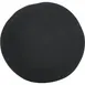 Carlisle 5310538 Ridge Plate - 11" Black Freeform Melamine Plate, Rimless, NSF, Dishwasher Safe 1 image