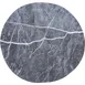 Carlisle 5310572 Ridge Plate, 11" Freeform Gray Melamine Plate, Rimless Matte, Stain‑Resistant, NSF 1 image