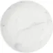 Carlisle 5310737 Ridge Dinner Plate, 10.5" Melamine, White Marble, Dishwasher Safe, NSF Certified 1 image