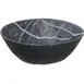 Carlisle 5310972 Ridge Bowl, 9" 34 oz Gray Melamine, Matte, Dishwasher Safe, NSF Certified 2 image